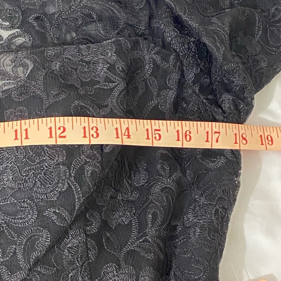 NEW Saison Blanche Couture 3/4 Sleeves Long Lace Dress Size 12. - Picture 10 of 11